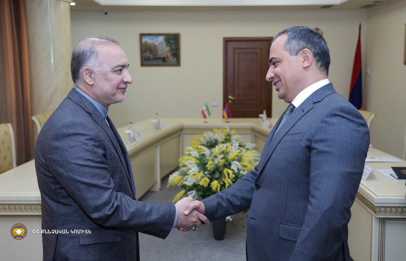 ՀՀ քննչական կոմիտեի նախագահը ընդունել է Իրանի դեսպանին